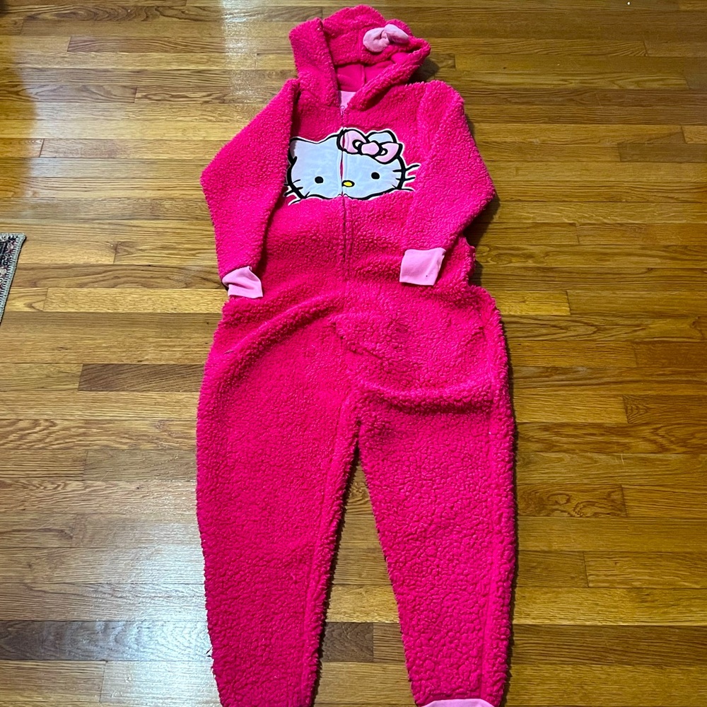 Women’s Hello Kitty Sherpa Onesie Pajama